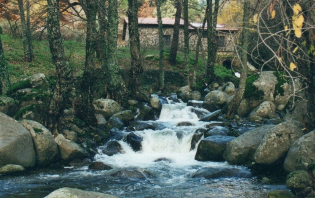 Saltos de agua en la Sierra de Gredos.
